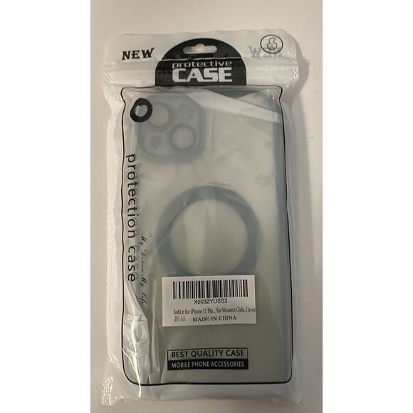 Protective case for iPhone 15 Plus with a removable inner glitter layer - Picture 4 of 4